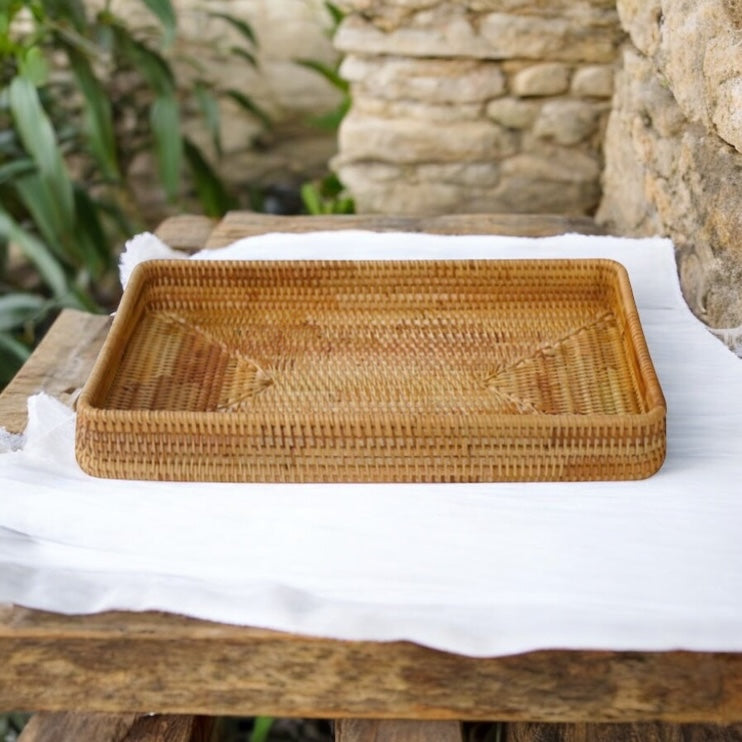 Handwoven Rattan Basket