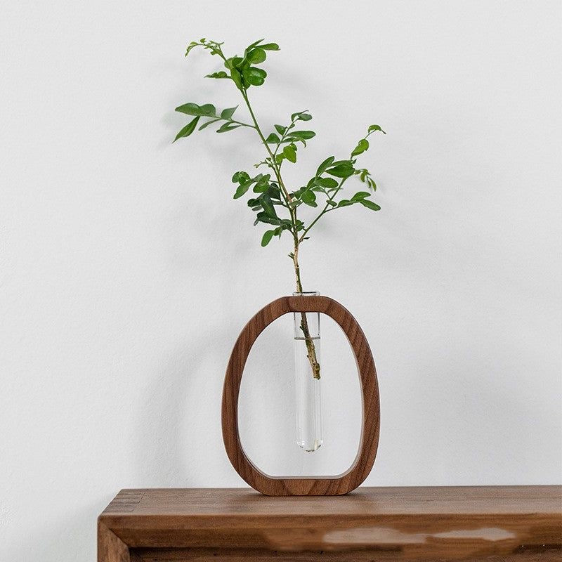 Walnut Bloom Vase Stand