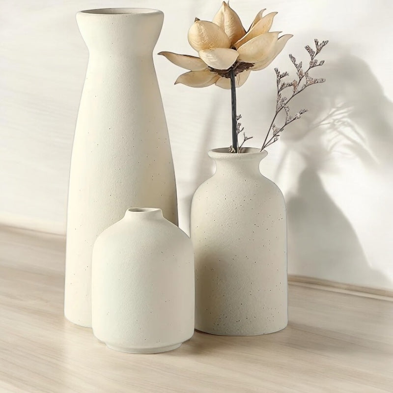 Rustic Trio Vase Set