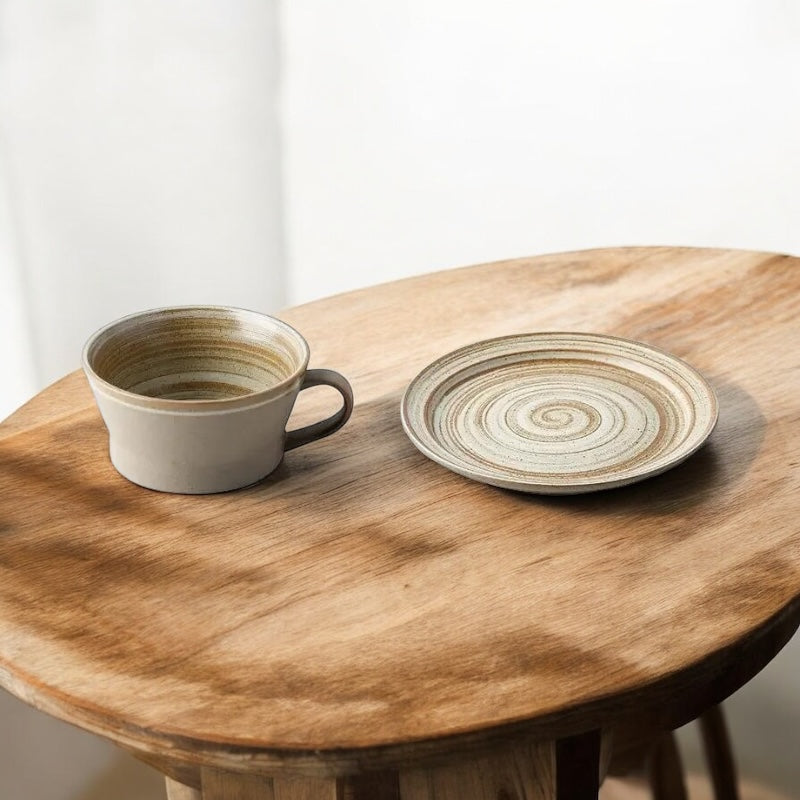 Handmade Pottery Coffee Mug Set