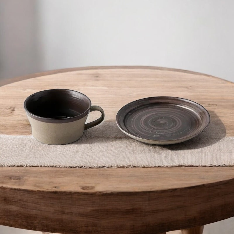Handmade Pottery Coffee Mug Set