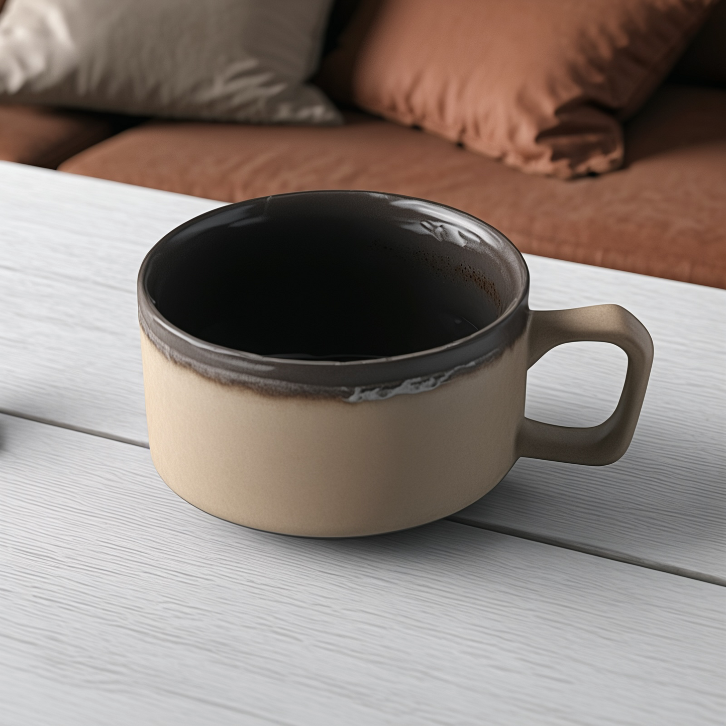Handmade Pottery Coffee Mug Set