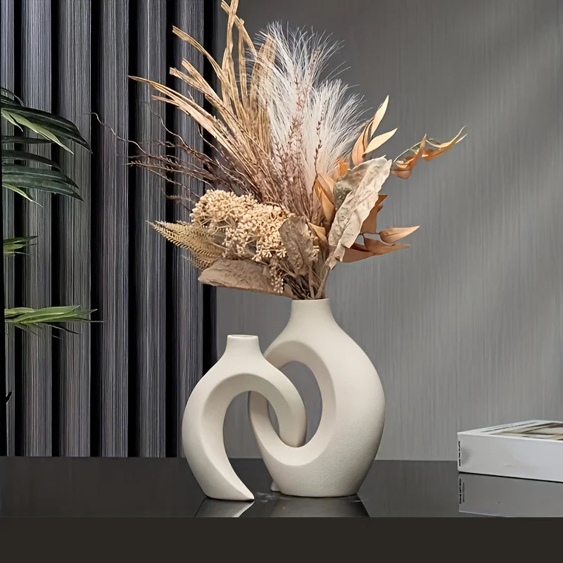 Nordic Hollow Vase Duo