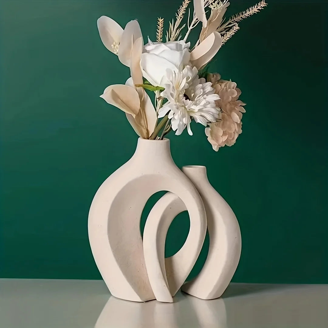 Nordic Hollow Vase Duo