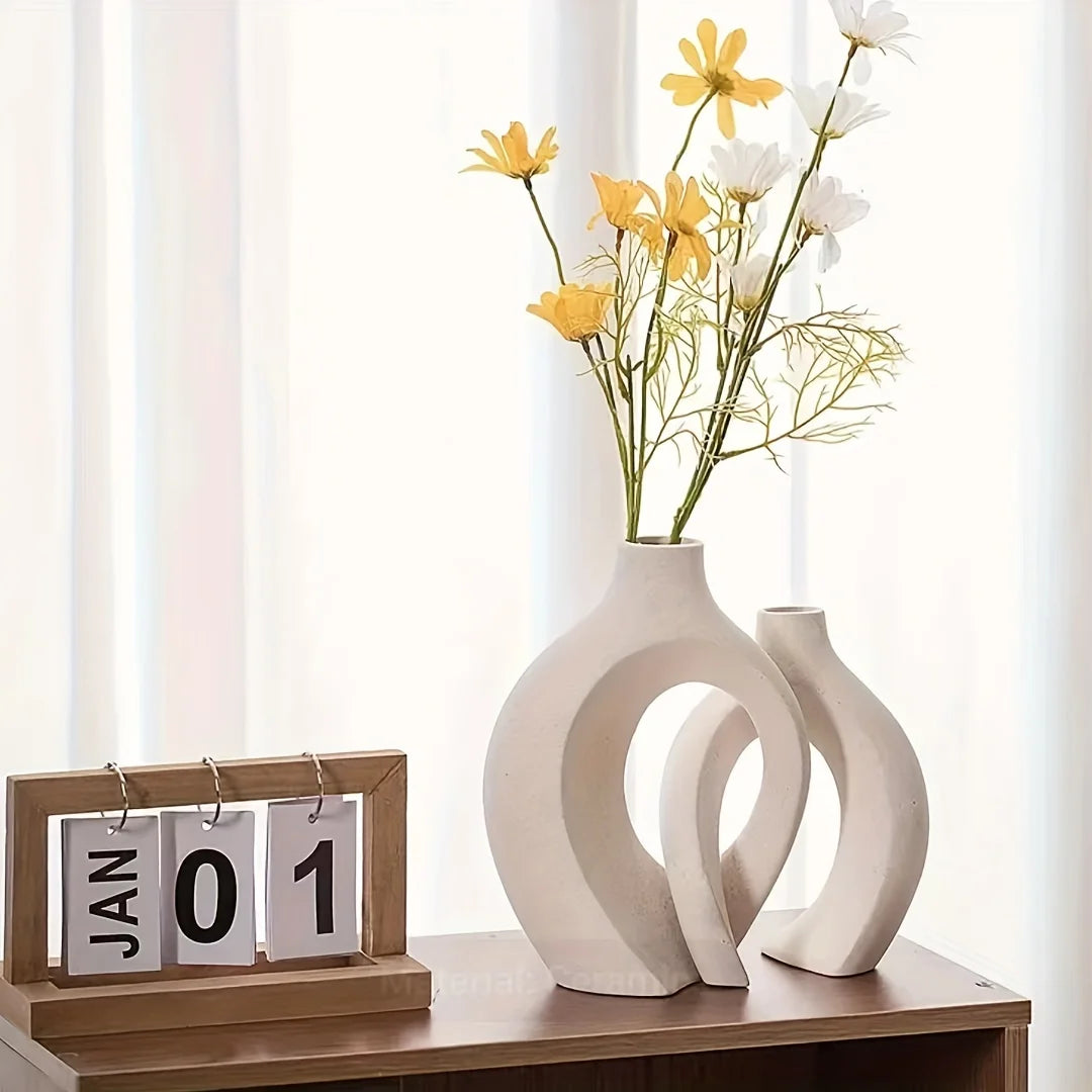Nordic Hollow Vase Duo