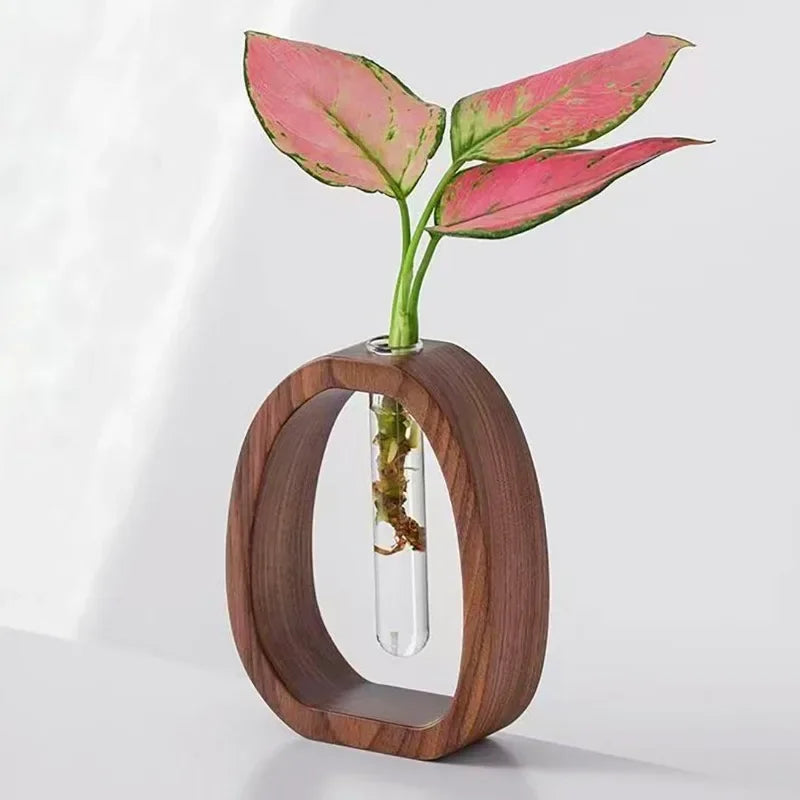 Walnut Bloom Vase Stand
