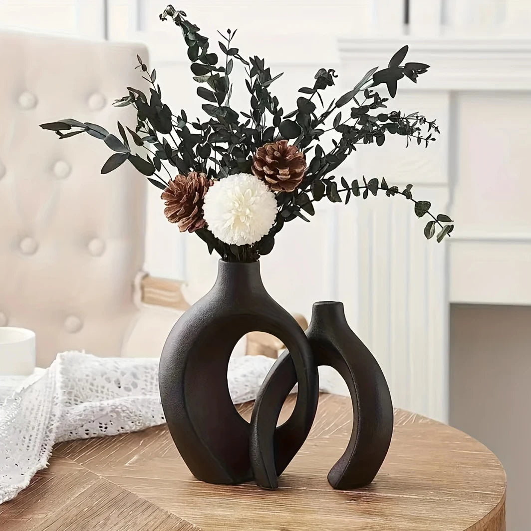Nordic Hollow Vase Duo