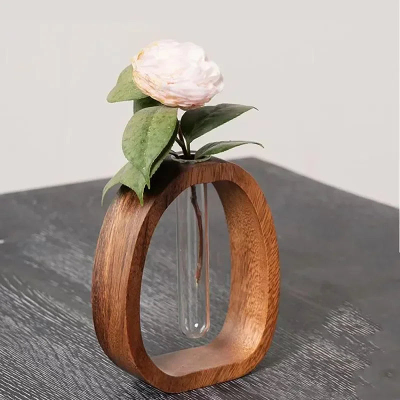 Walnut Bloom Vase Stand