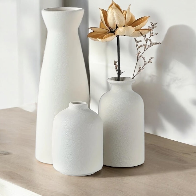 Rustic Trio Vase Set