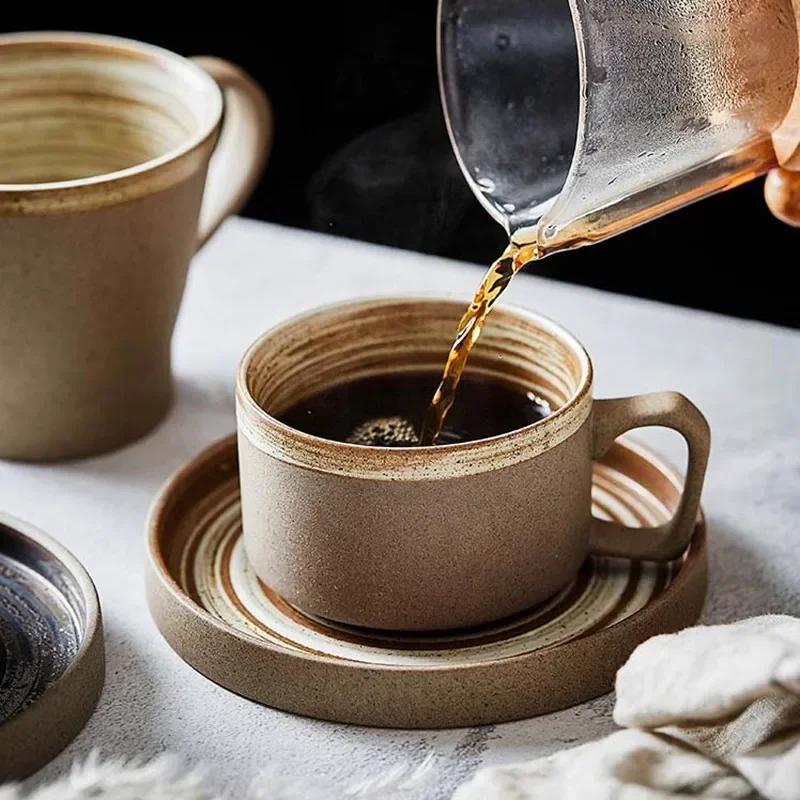 Handmade Pottery Coffee Mug Set