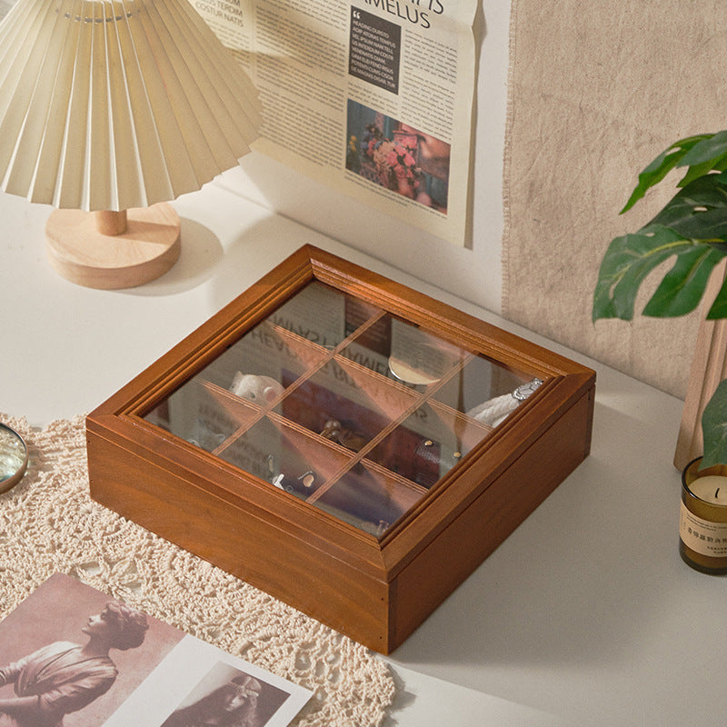 Vintage Wooden Jewelry Box