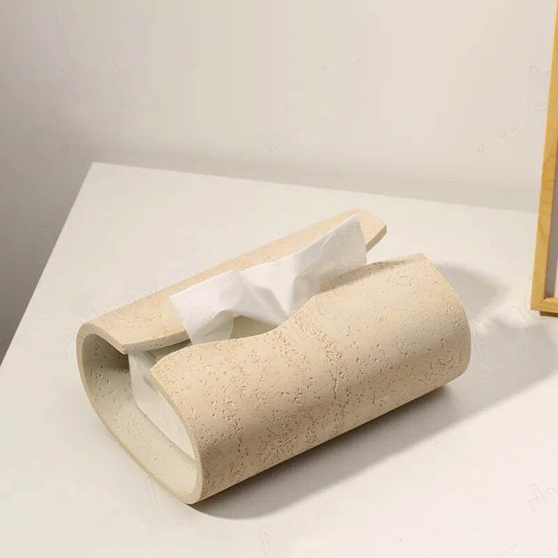 Cavestone Ceramic Tissue Box