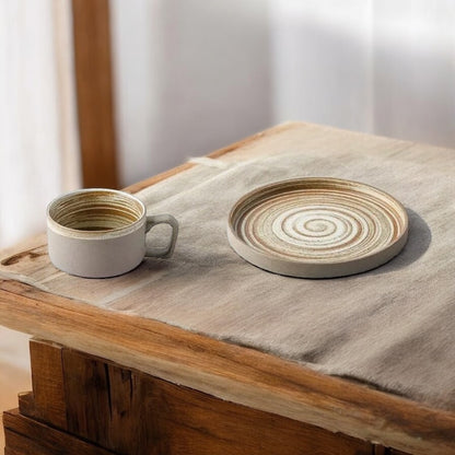 Handmade Pottery Coffee Mug Set