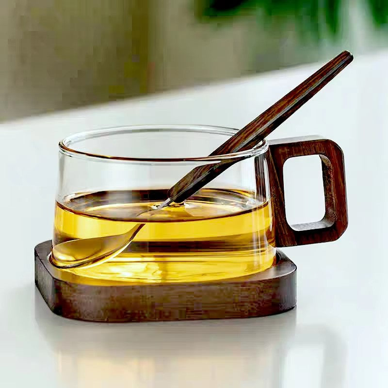 Latte Glass Mug Set